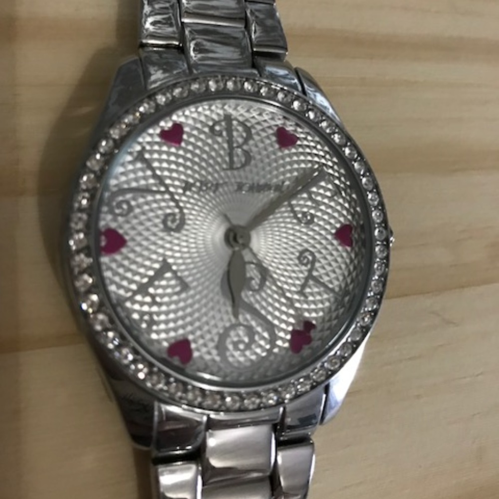 Betsey Johnson Silver Watch